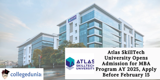 Atlas SkillTech University Opens Admission for MBA Program AY 2025, Apply Before February 15